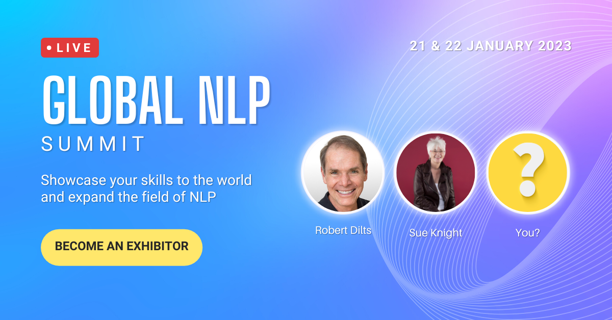 Global NLP Summit - Exhibitor banner